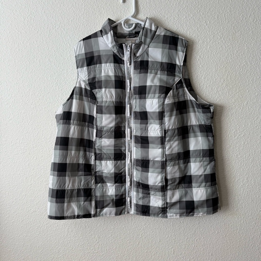 Woman Within Plus Size Quilted Vest 3X